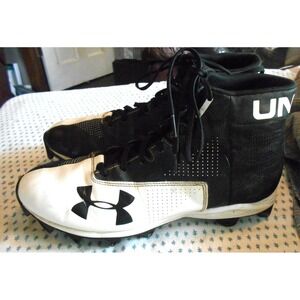 Under Armour Renegade RM Mens Size 11.5 Black Athletic Running Football Cleats